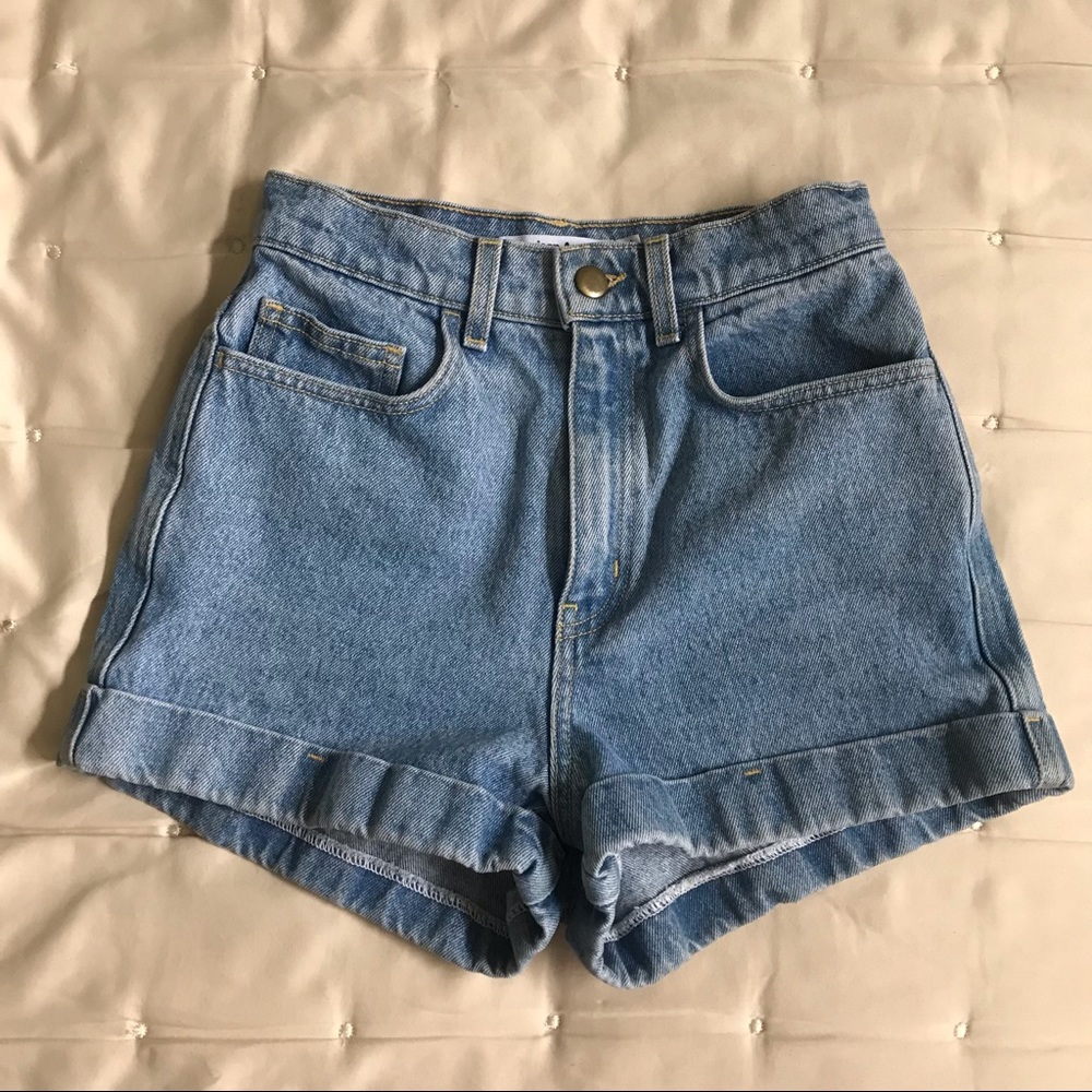 American Apparel Jean Shorts